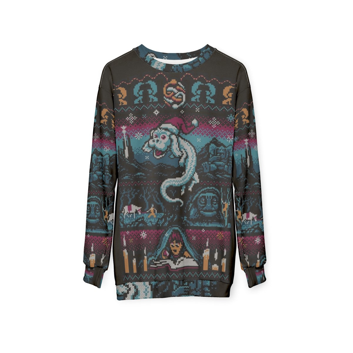 Neverending Story Ugly Christmas Sweater - hanging