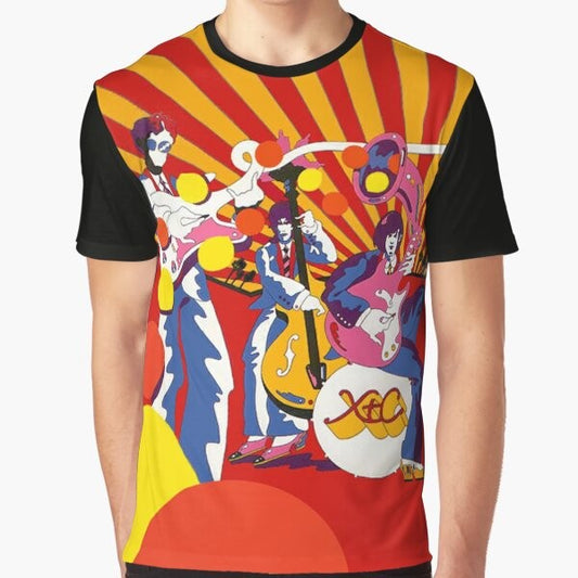 XTC graphic t-shirt featuring psychedelic, drug-inspired design