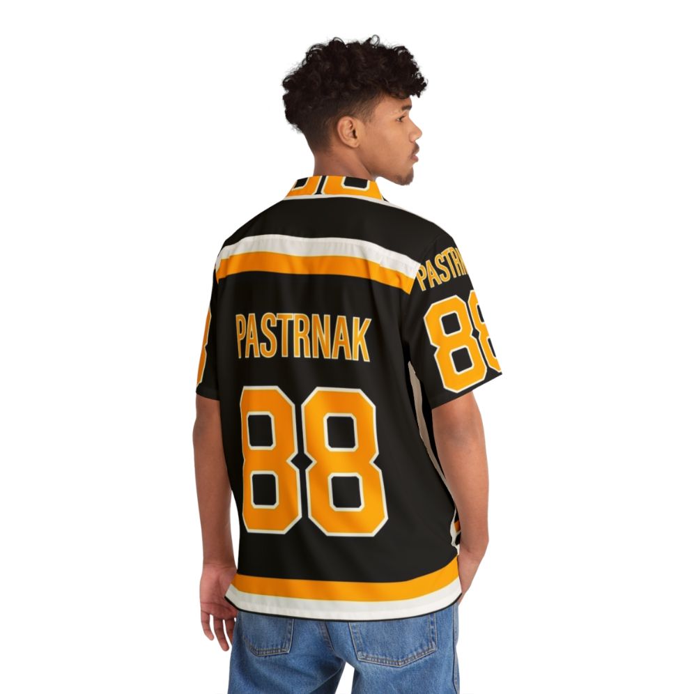 Boston Bruins David Pastrnak Jersey Hawaiian Shirt - People Back