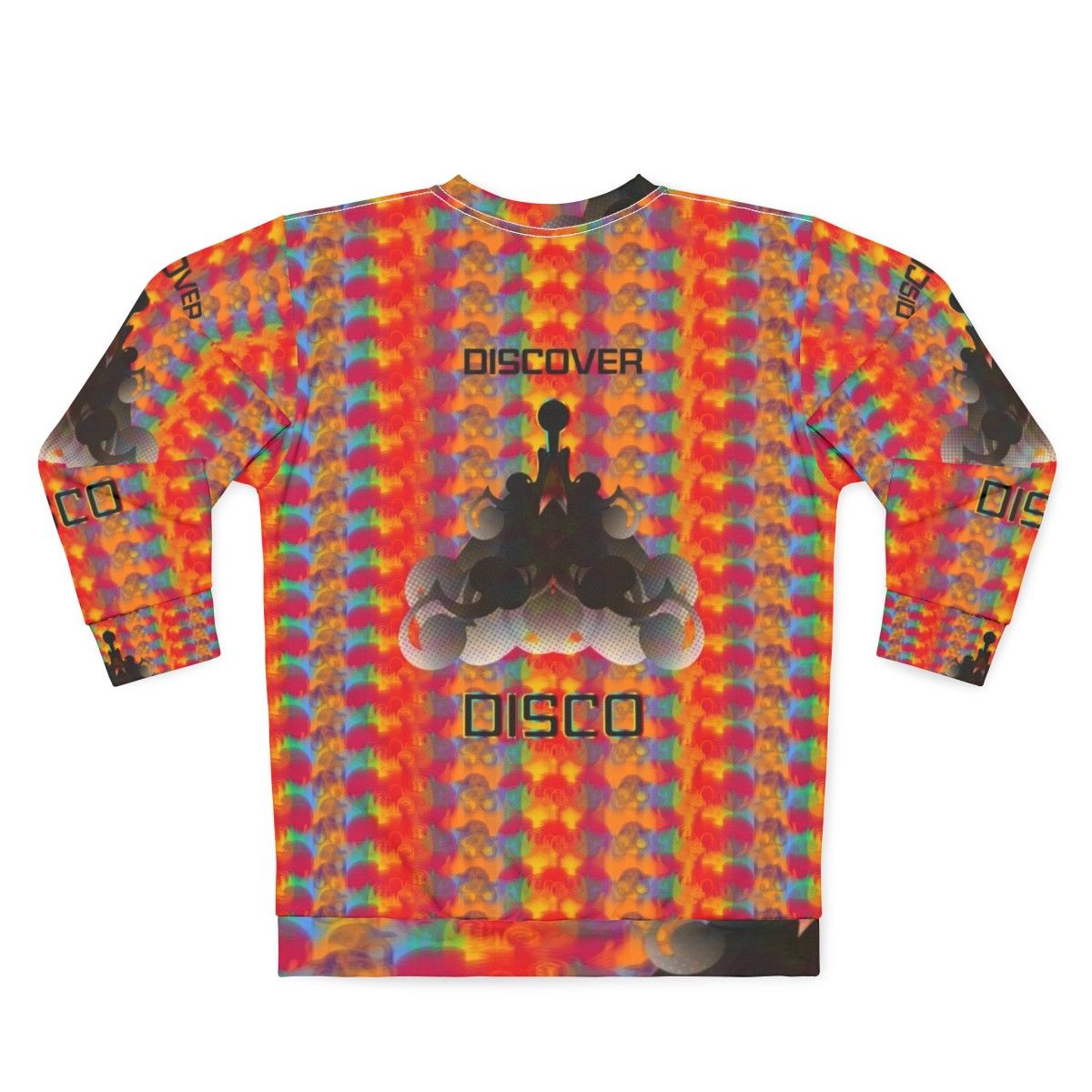 Psychedelic Star Trek Disco Sweatshirt - Back