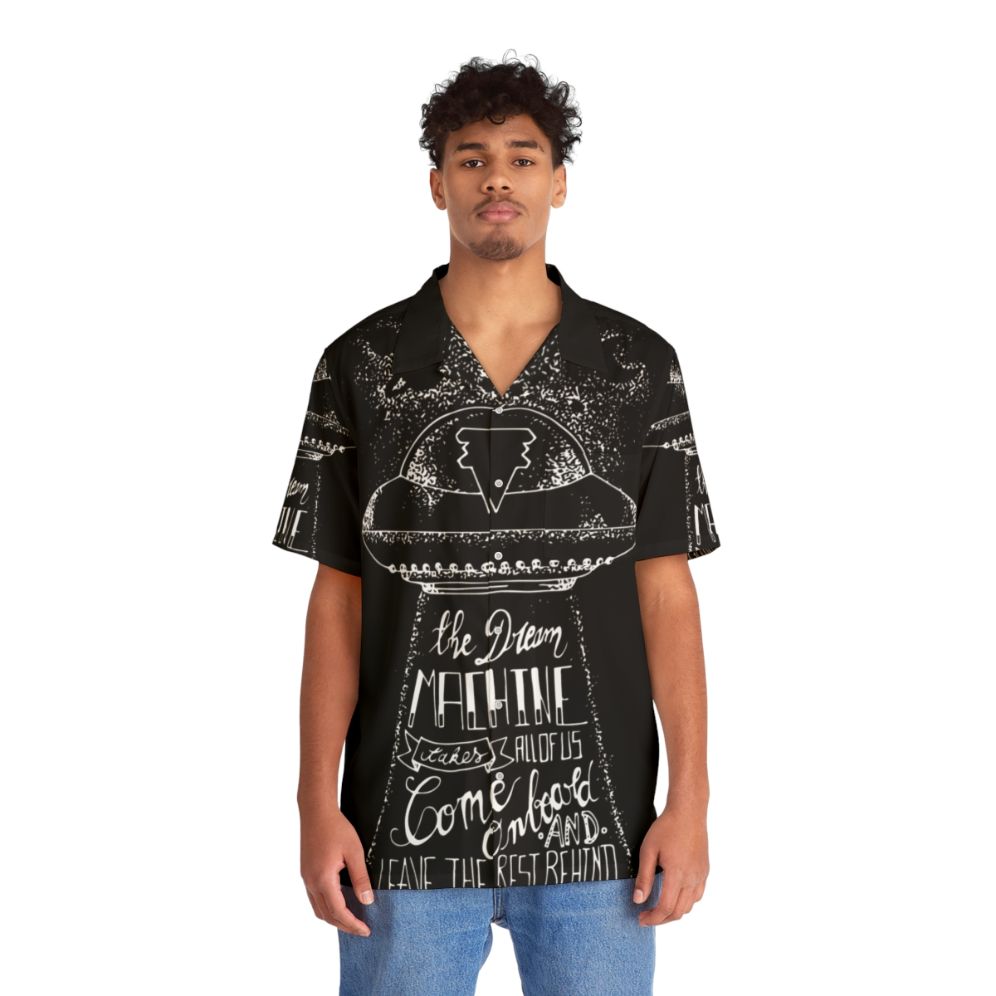 Tokio Hotel Dream Machine Galaxy Hawaiian Shirt - People Front