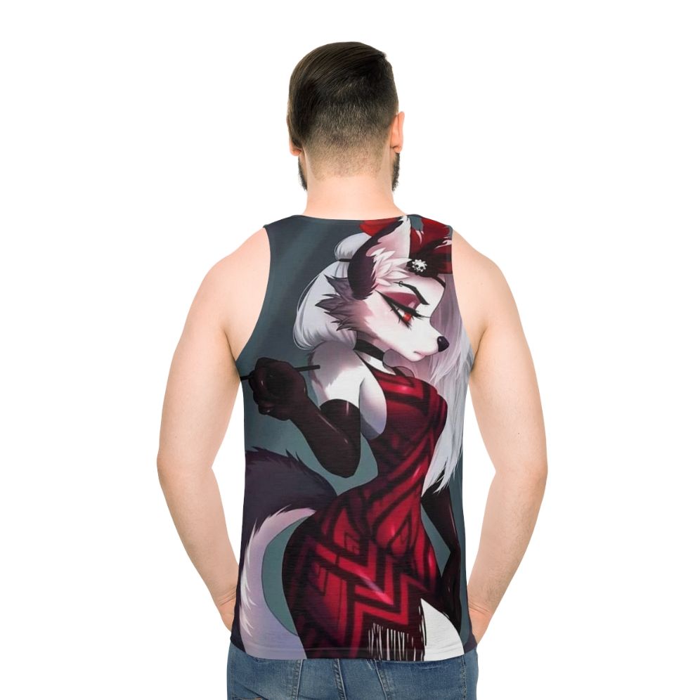 Helluva Boss Loona Unisex Tank Top - men back