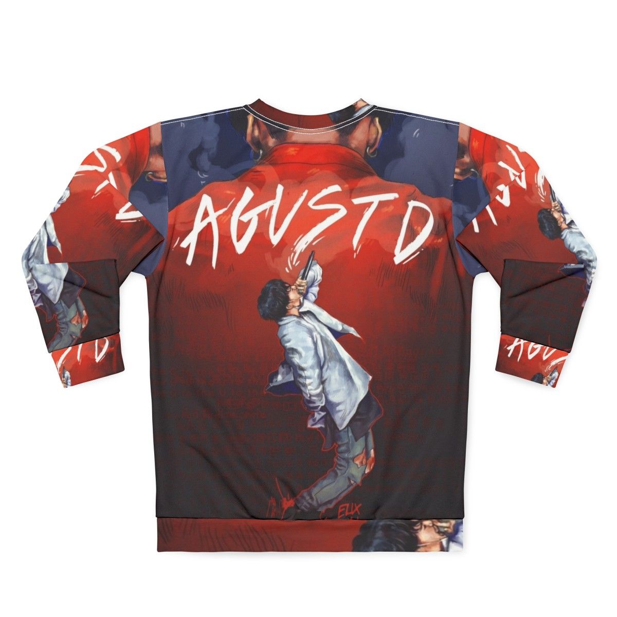 Agust D Suga BTS Kpop Sweatshirt - Back