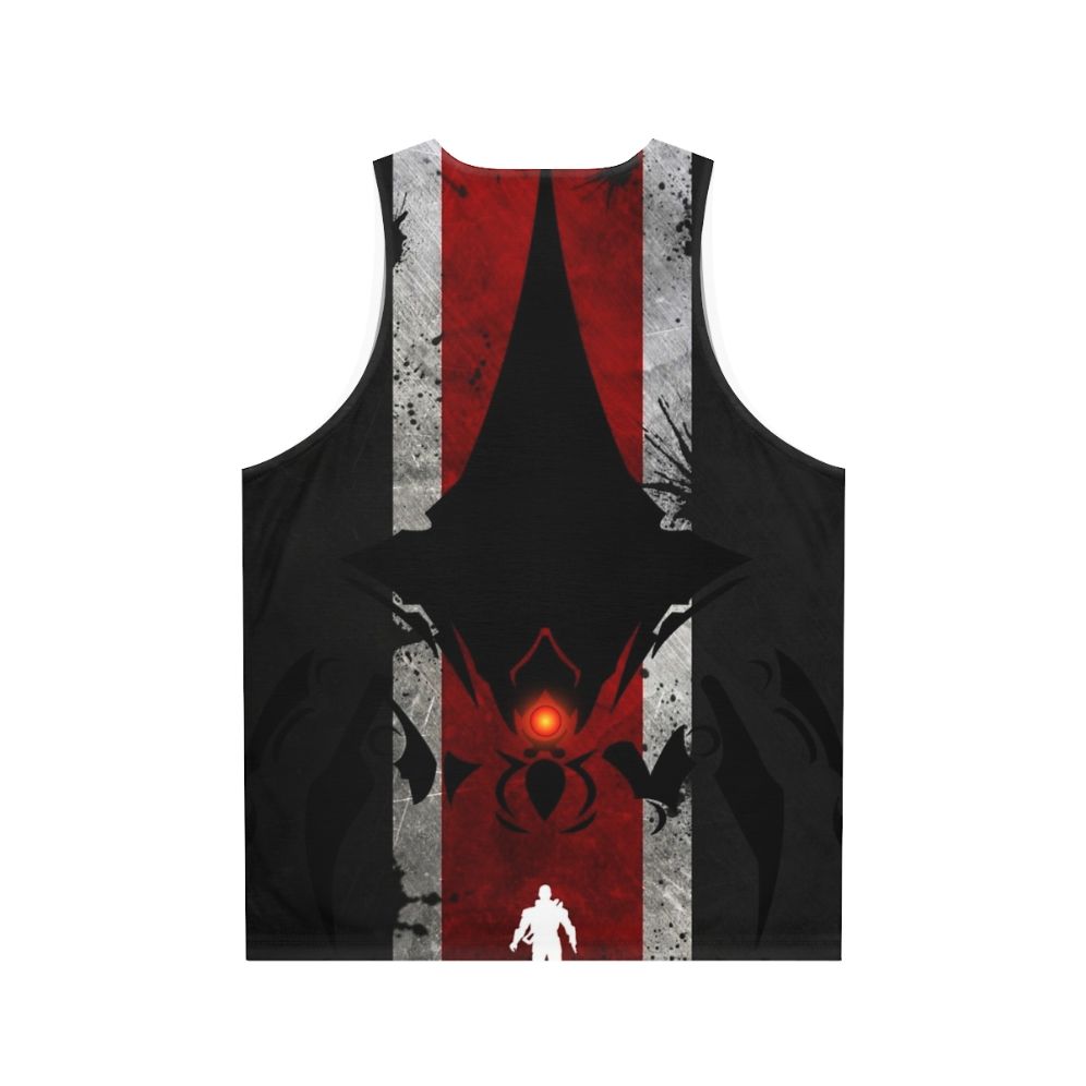 Commander Shepard Mass Effect Unisex Tank Top - Back