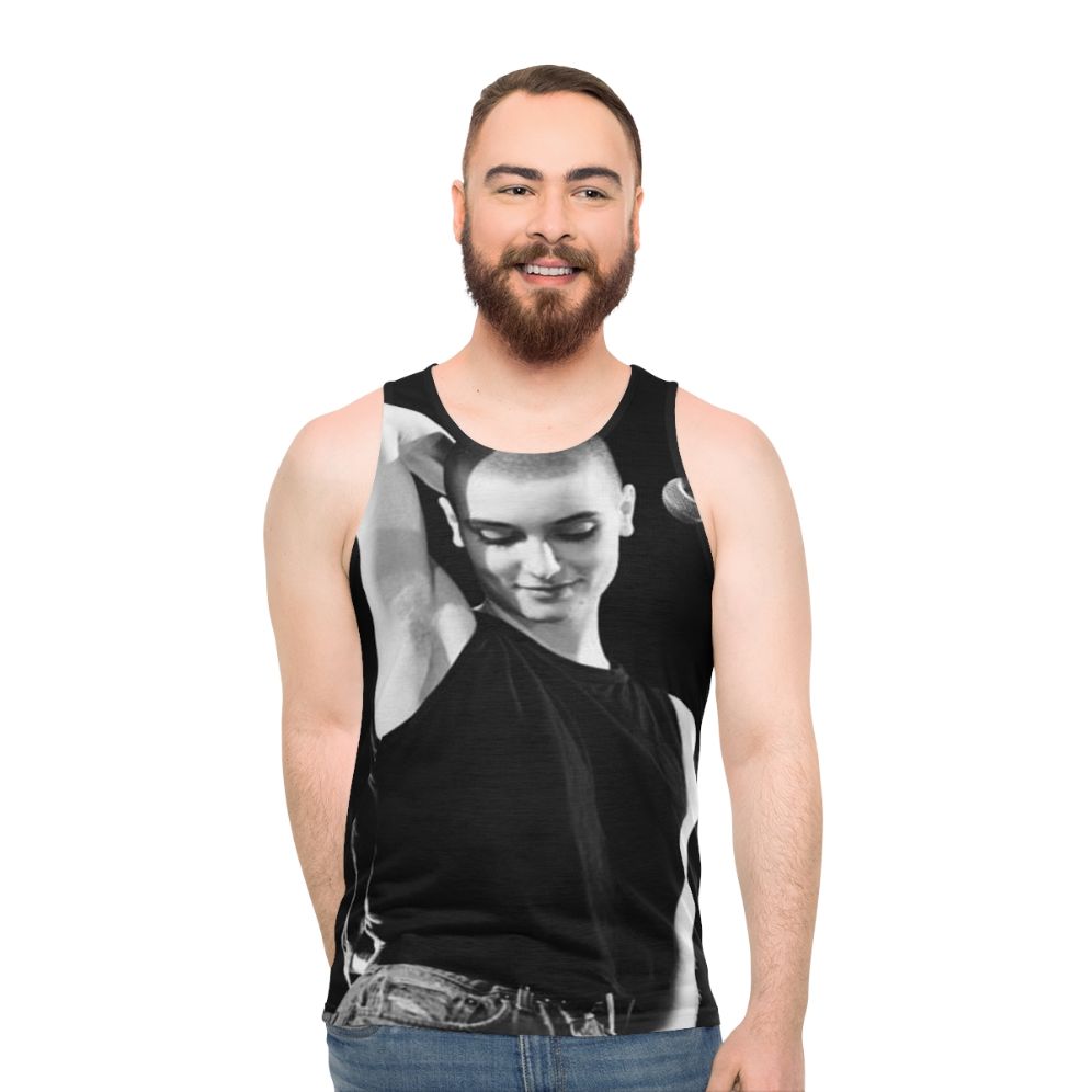 Sinead O'Connor Inspired Alternative Music Unisex Tank Top - men