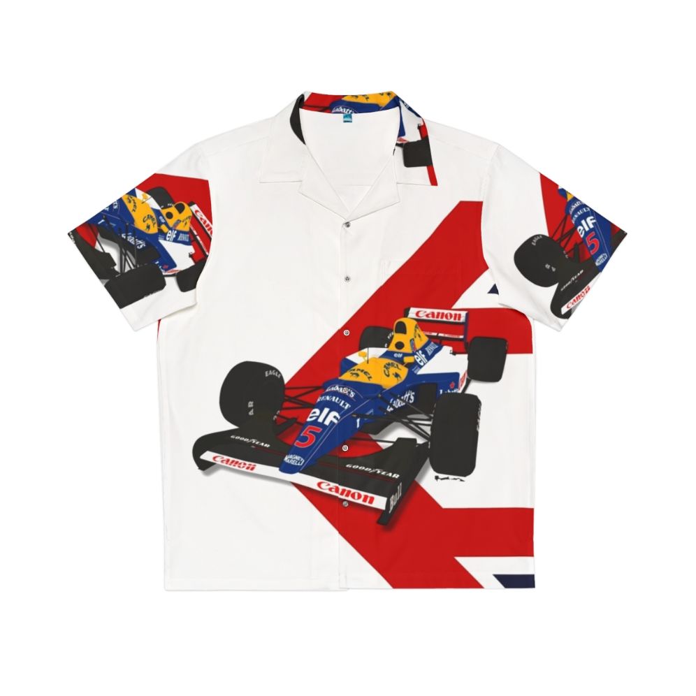 Nigel Mansell Williams Renault FW14B Hawaiian Shirt