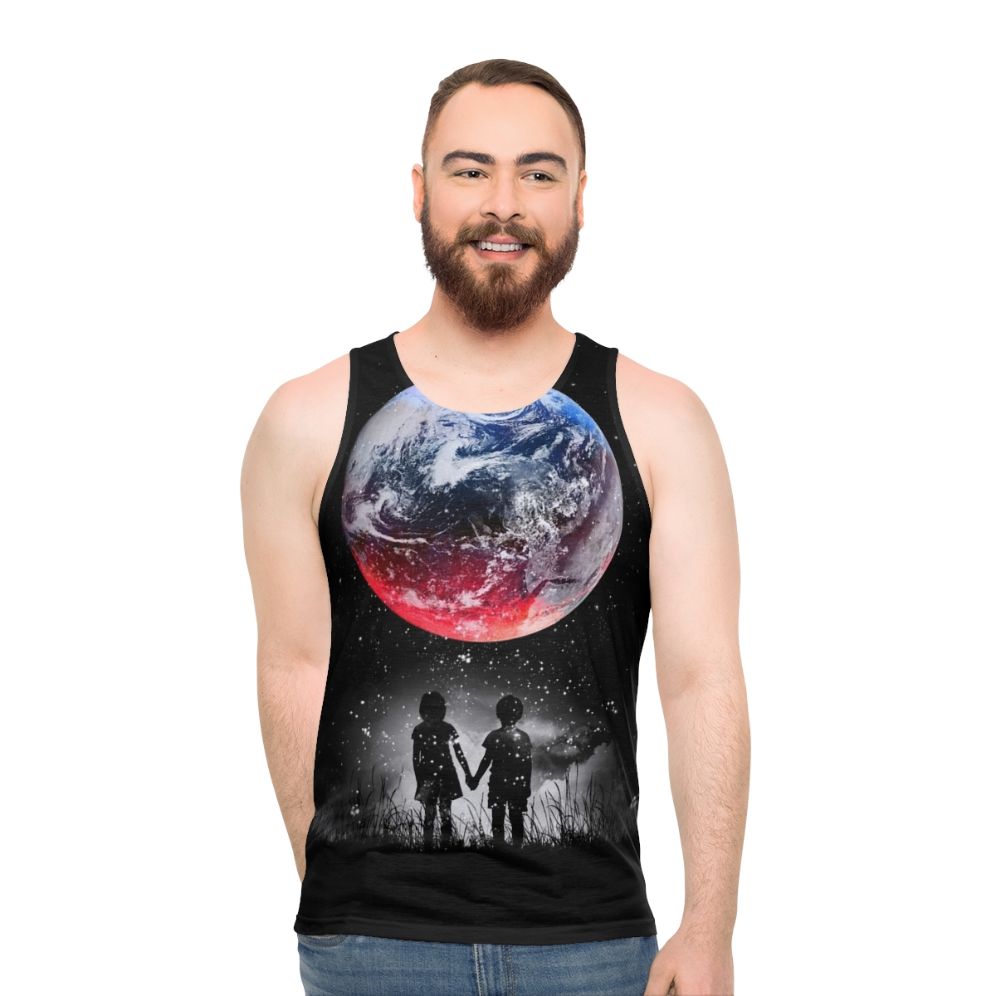 Unisex Galaxy Tank Top - men