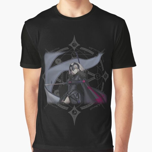 Fate Grand Order Jeanne d'Arc (Alter) Graphic T-Shirt featuring the Avenger-class servant Jeanne d'Arc (Alter)