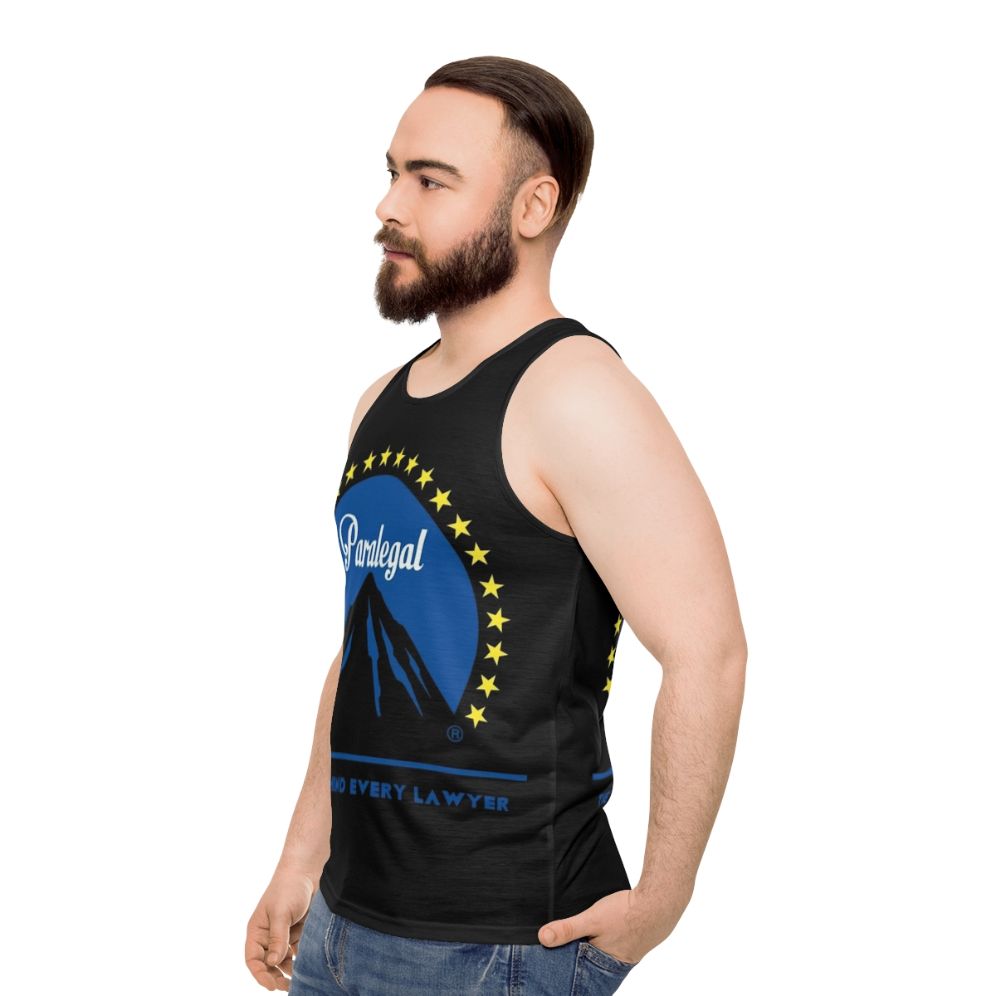 Paralegal Unisex Tank Top - men side