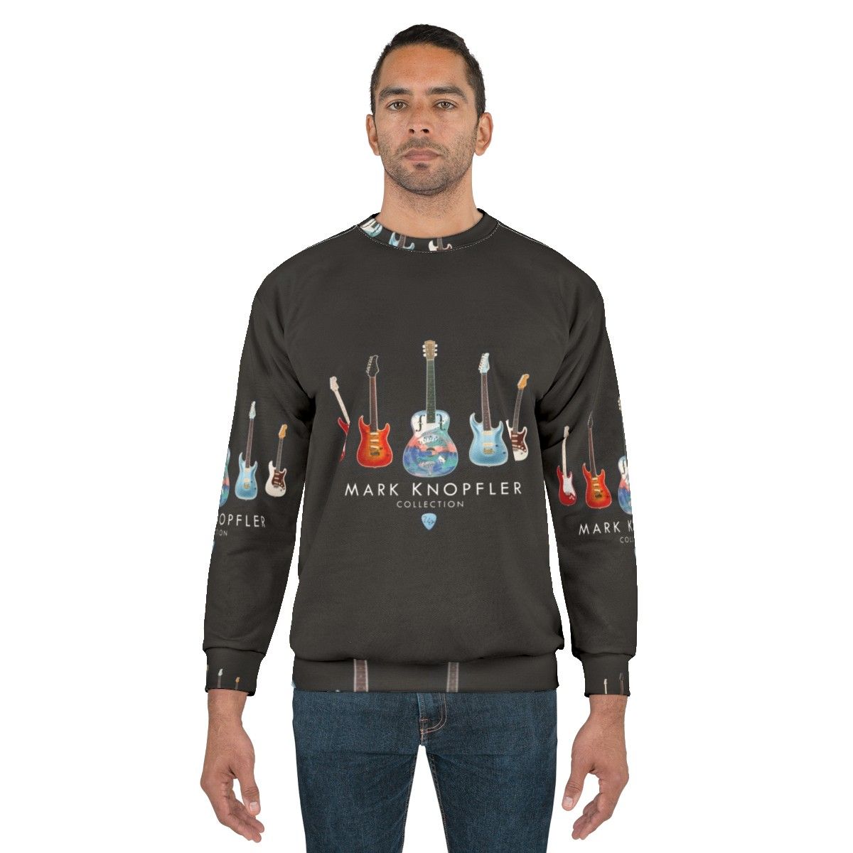 Esencial Sweatshirt with Dire Straits Vintage Music Design - men