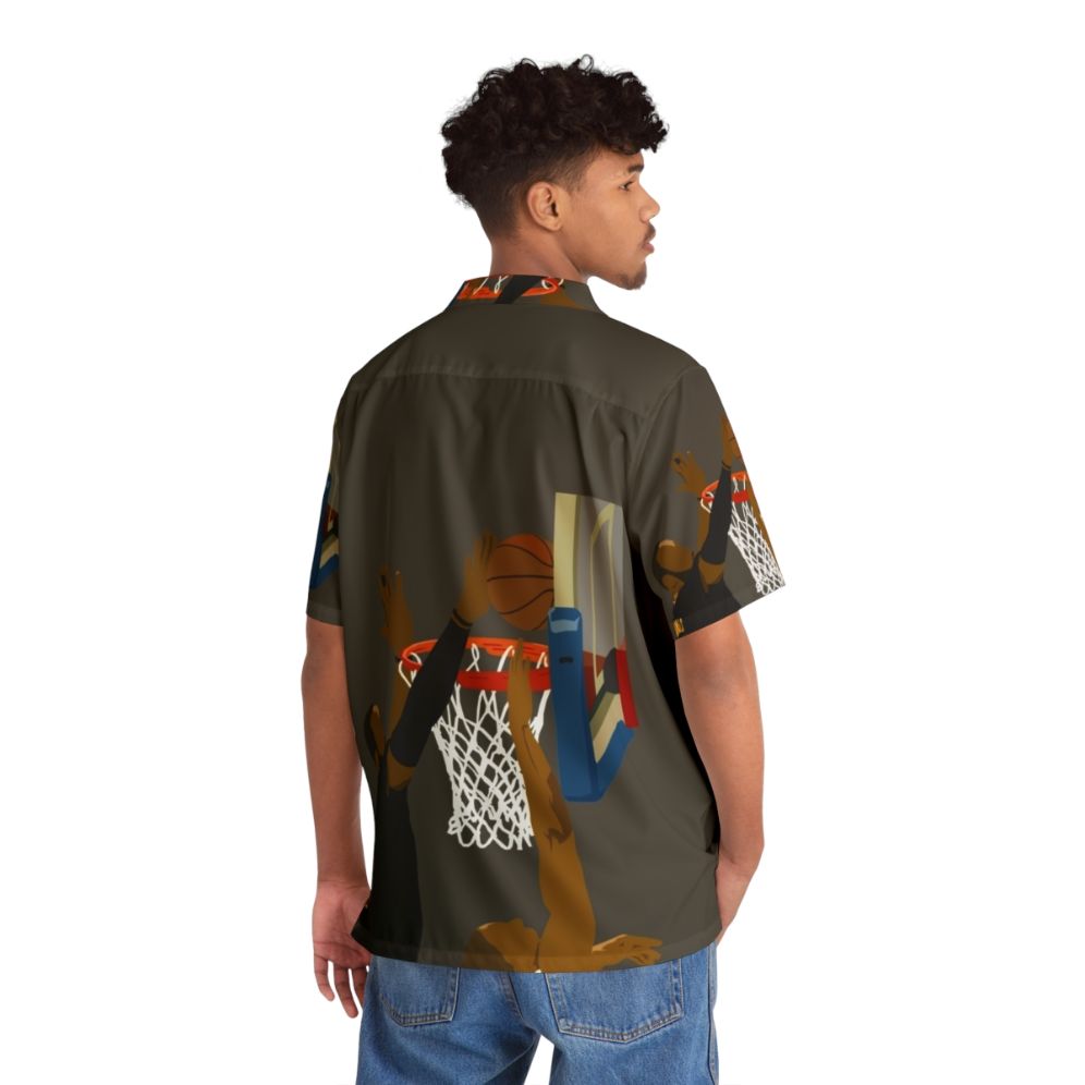 Blocked By James NBA Basketball Hawaiian Shirt - People Back