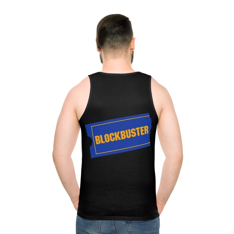 Blockbuster Video Retro Tank Top - men back