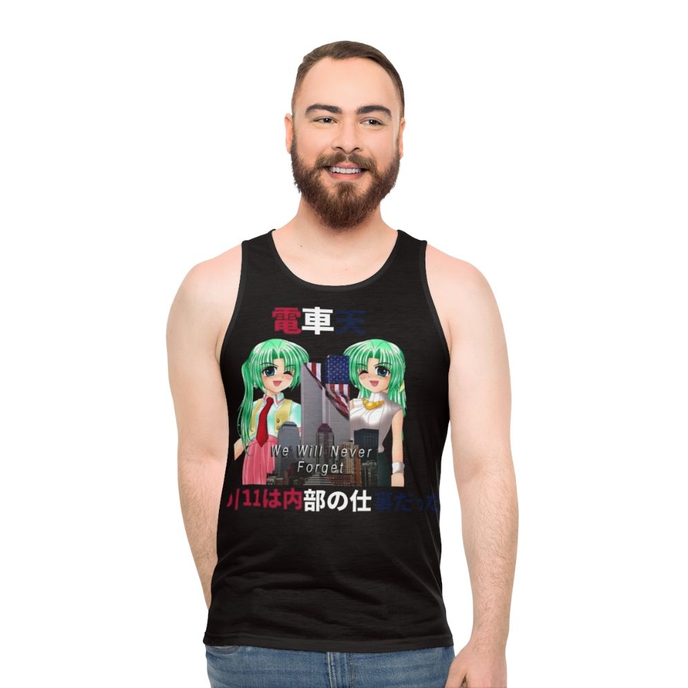 Higurashi "Never Forget" Unisex Tank Top - men