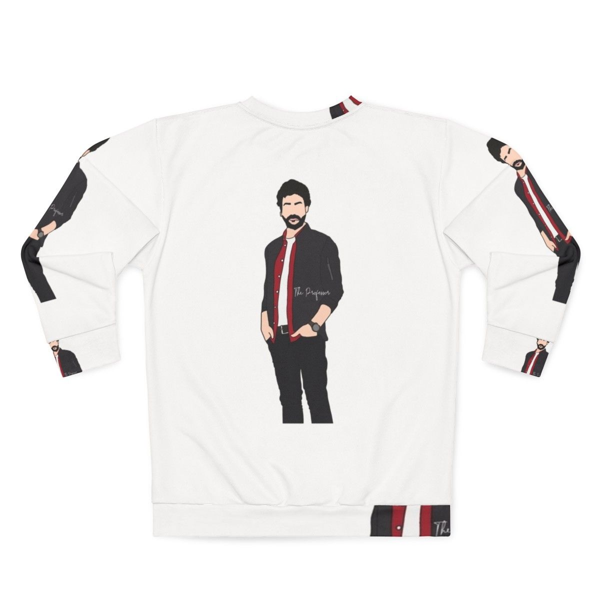 The Professor Money Heist Netflix Sweatshirt - Back