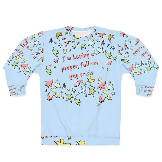 Heartstopper Nick and Charlie Leaves Graphic Sweatshirt