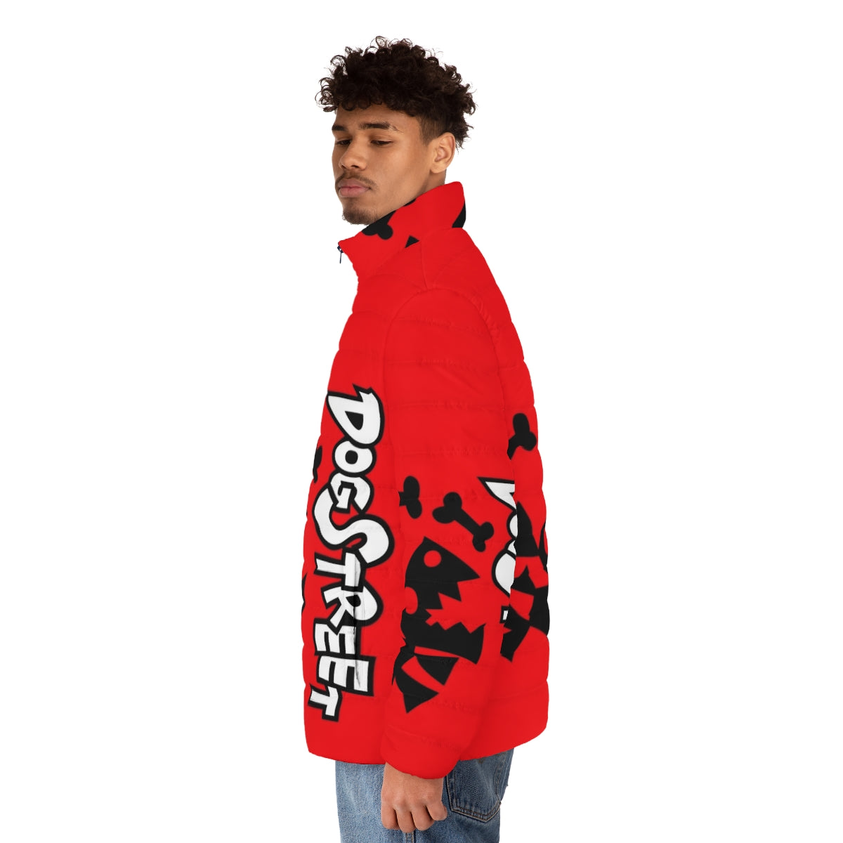 Dogstreet Puffer Jacket in Kingdom Hearts Style - men side left