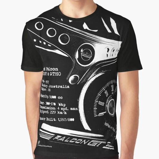 Ford Falcon XY GT & GTHO (Specifications) Graphic T-Shirt