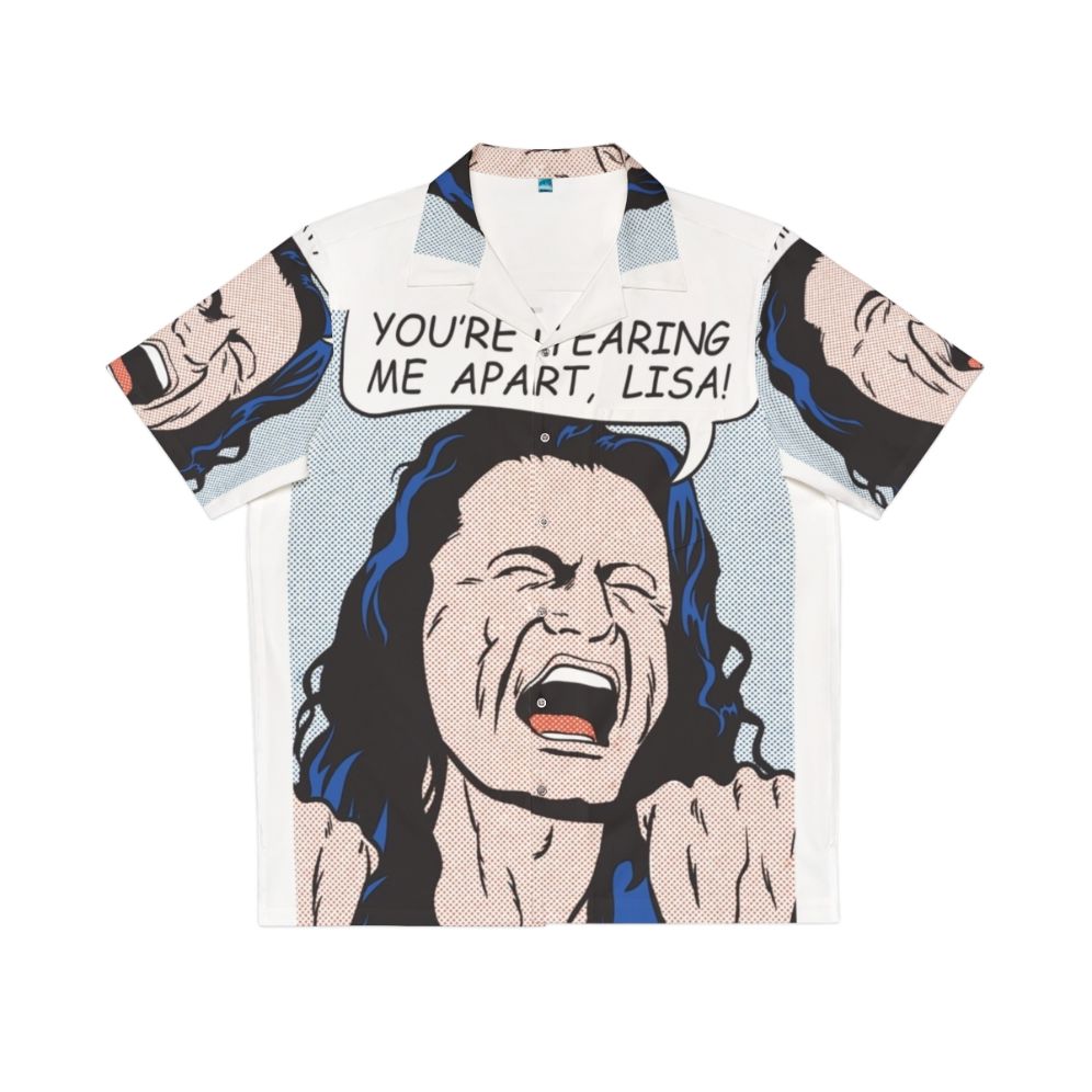 "You're Tearing Me Apart Lisa" Hawaiian Shirt with The Disaster Artist Pop Culture Design