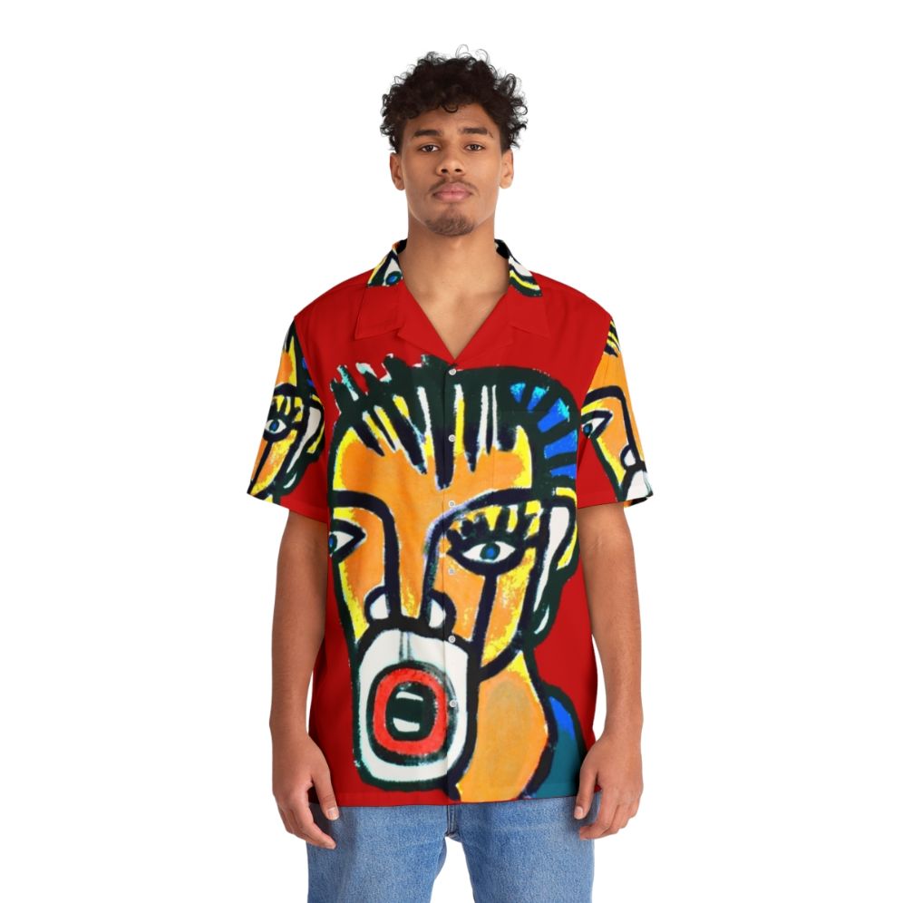 Urban Graphic Hawaiian Shirt - People Front