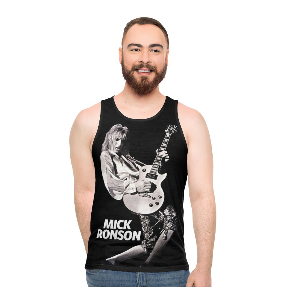 Mick Ronson 1970s Glam Rock Unisex Tank Top - men