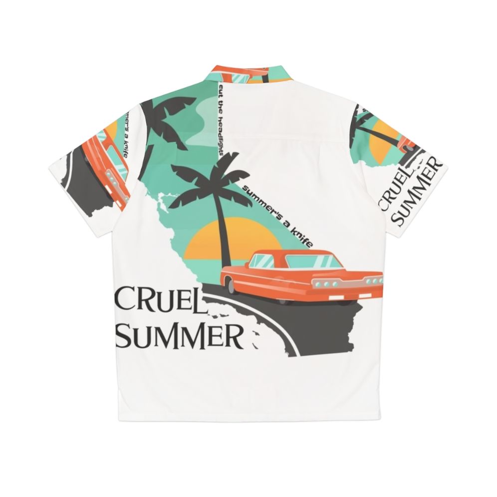 Cruel Summer Inspired Music Hawaiian Shirt - Back