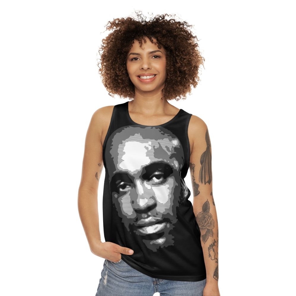 Unisex cotton tank top for summer - women