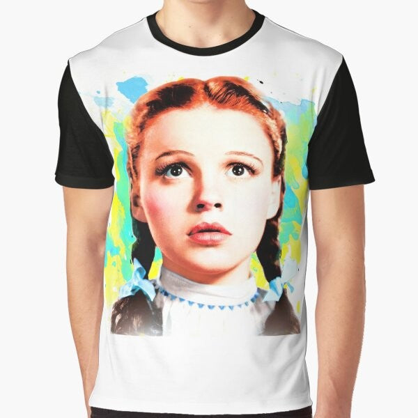 Vintage-style graphic t-shirt featuring Dorothy Gale from the Wizard of Oz