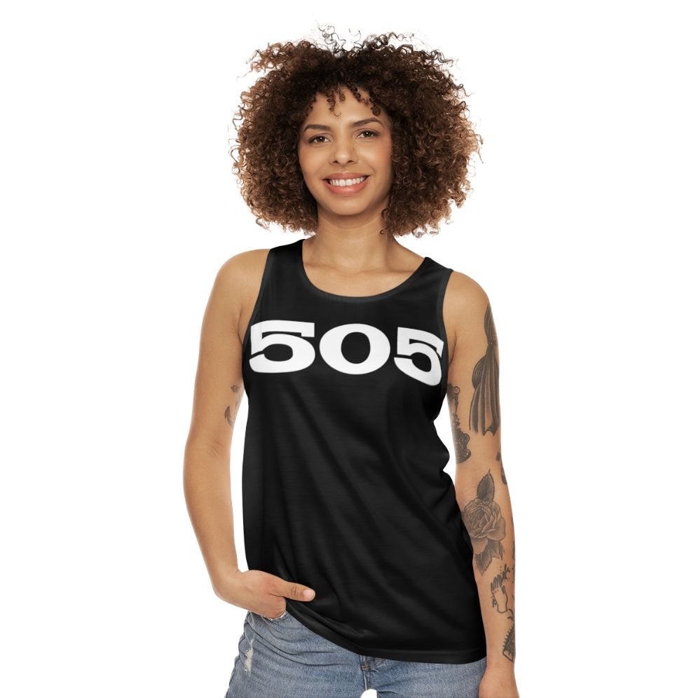 505 Unisex Tank Top with Arctic Monkeys Music Lyrics Graphic - women