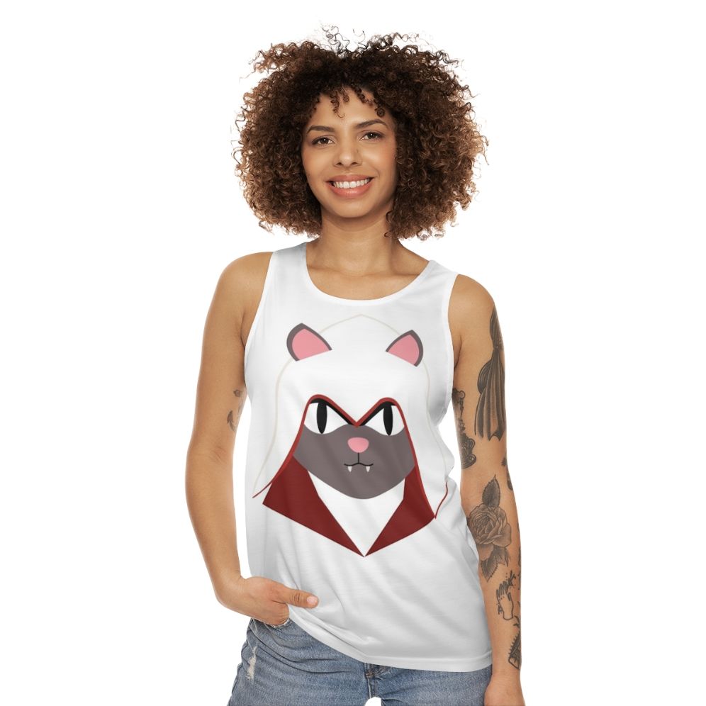 Assassin's Creed Ezio Cat Graphic Unisex Tank Top - women