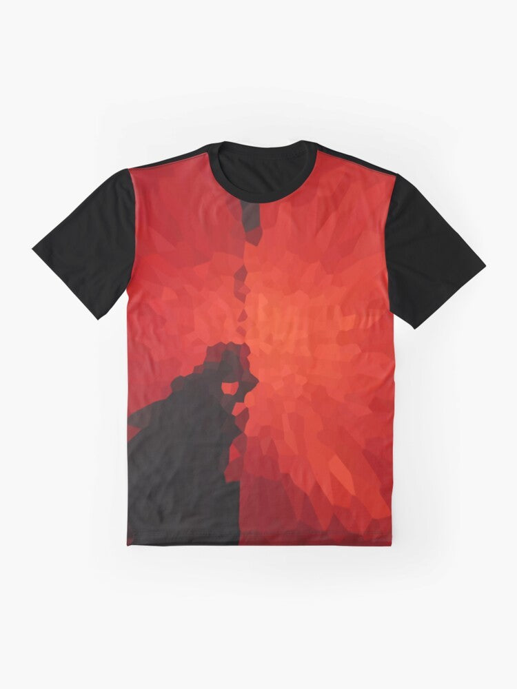 U2 "Under a Blood Red Sky" graphic t-shirt featuring the iconic concert cover art - Flat lay