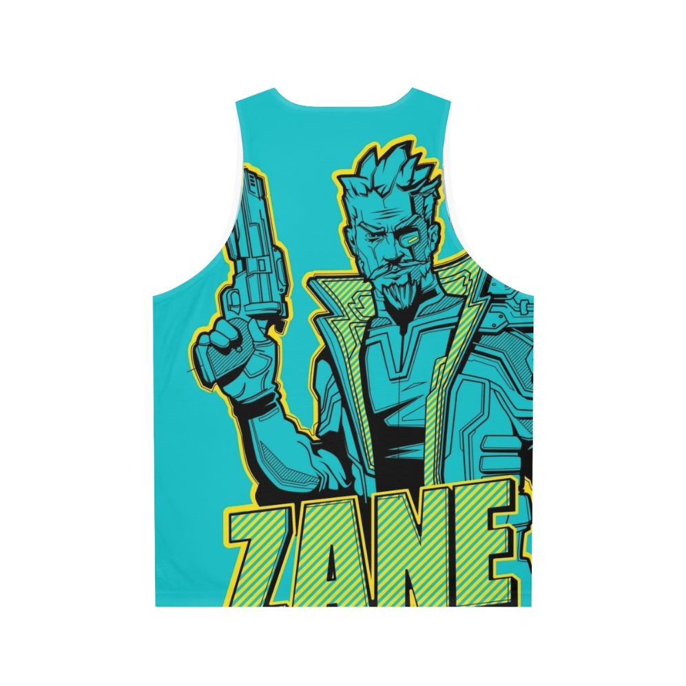 Borderlands Zane Flynt Unisex Tank Top - Back