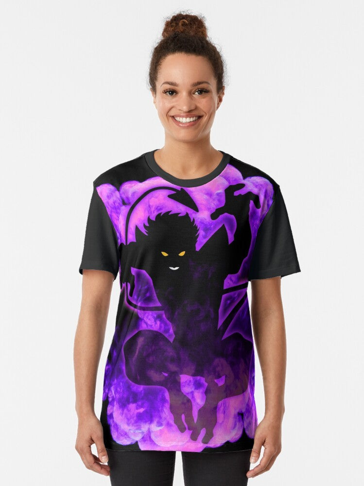 Nightcrawler from the X-Men comics in a graphic design t-shirt - Women