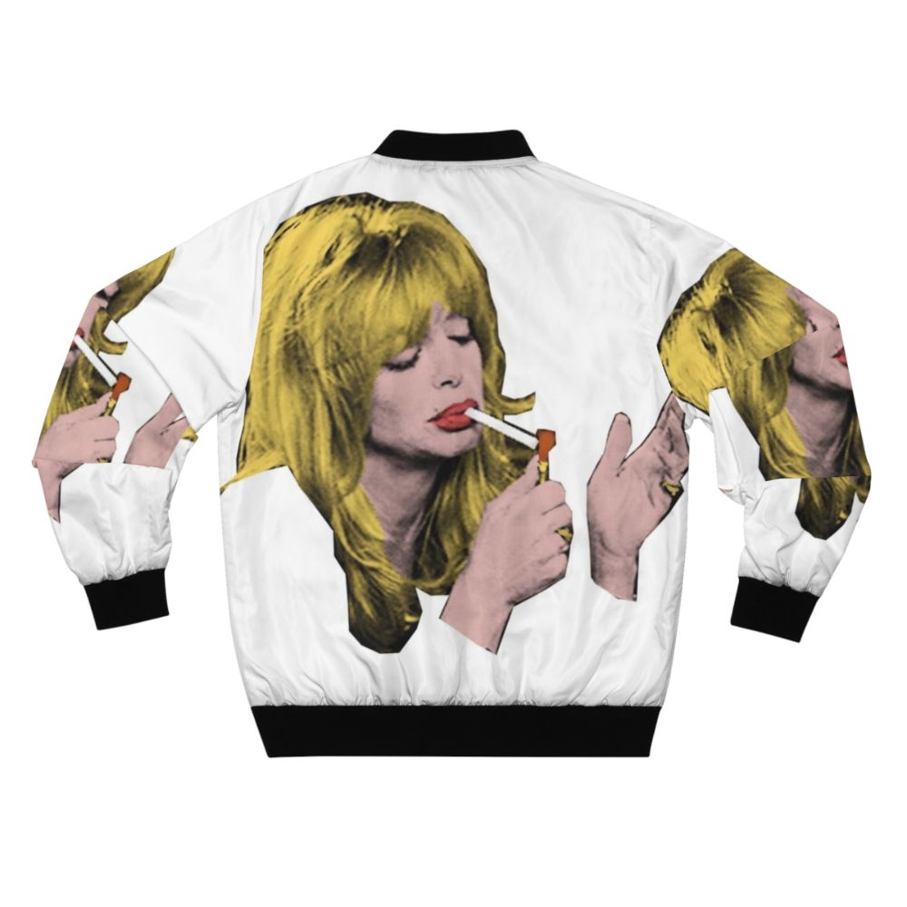 Stylish bomber jacket from the classic comedy movie "First Wives Club" starring Goldie Hawn - Back