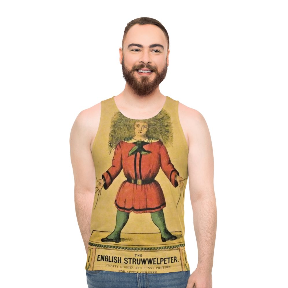 Struwwelpeter unisex tank top with horror-inspired design - men