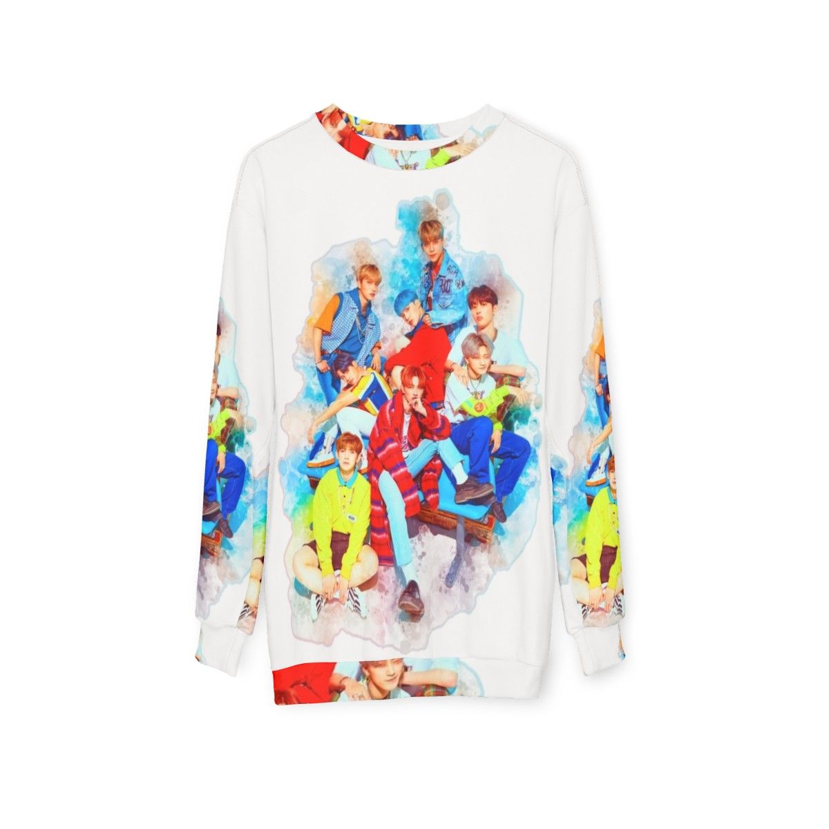 Ateez Sweatshirt 3 - Kpop Merchandise for Ateez Fans - hanging