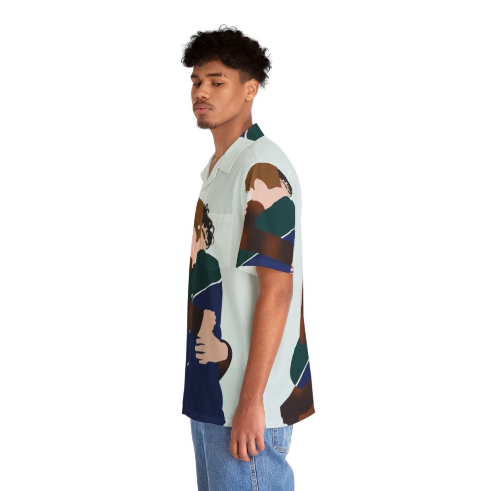 Heartstopper Nick Nelson and Charlie Spring Hug Hawaiian Shirt - People Left