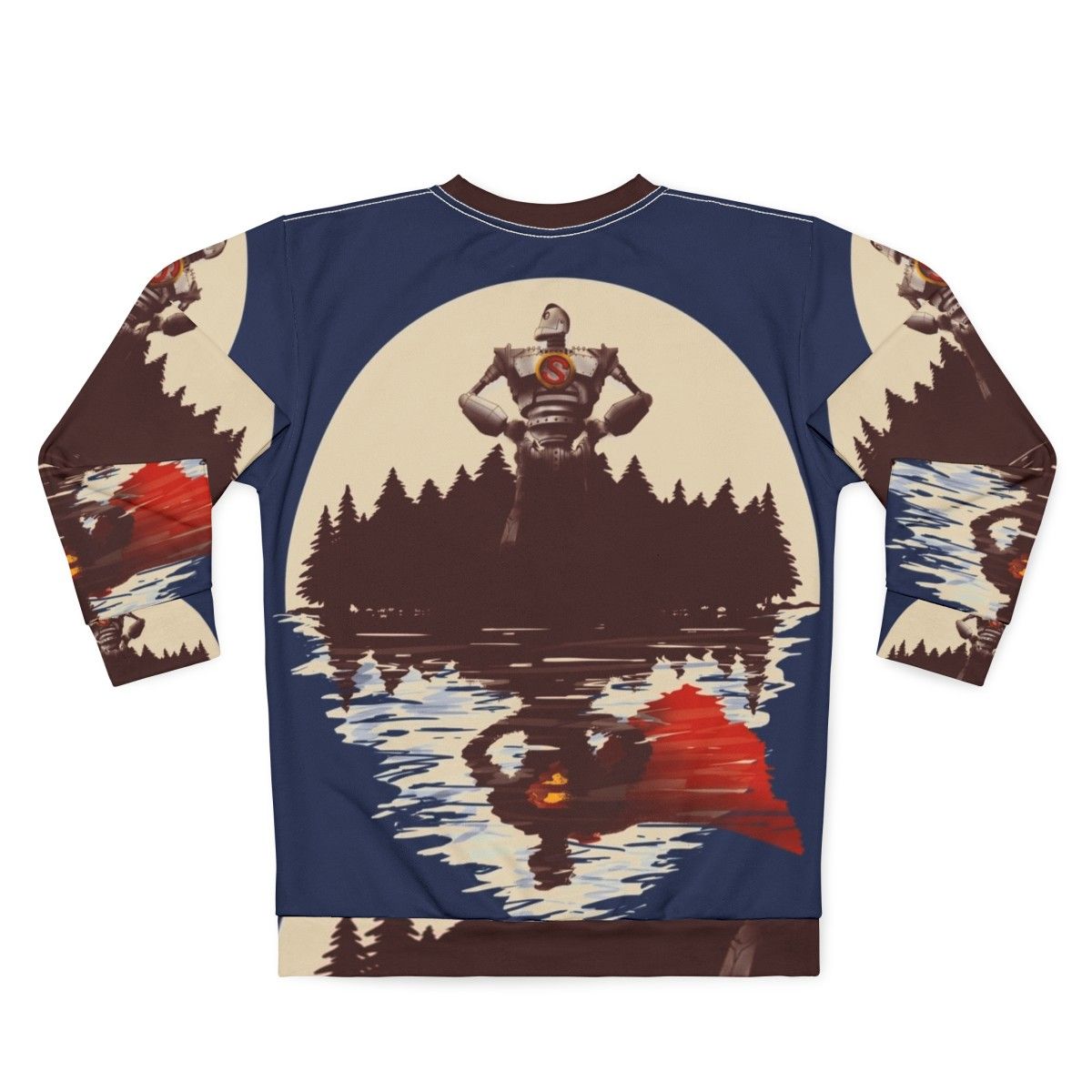 The Iron Giant Inspired Superhero Sweatshirt - Back