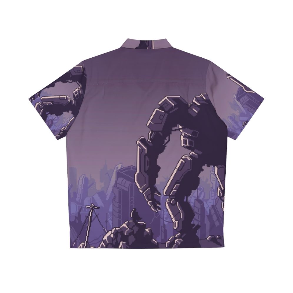 Into The Breach Mech Hawaiian Shirt - Back