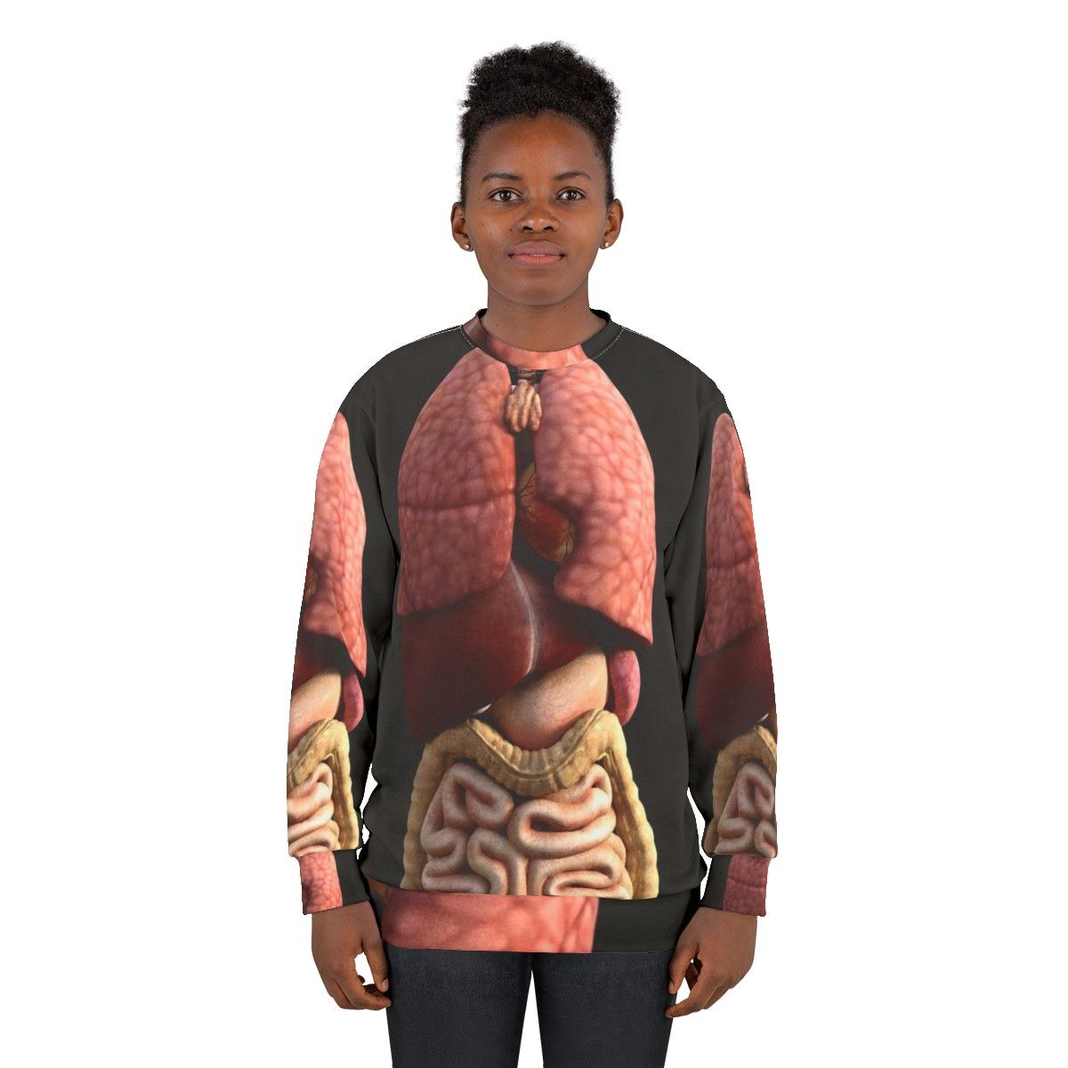 3D Internal Organs Anatomy Sweatshirt - women