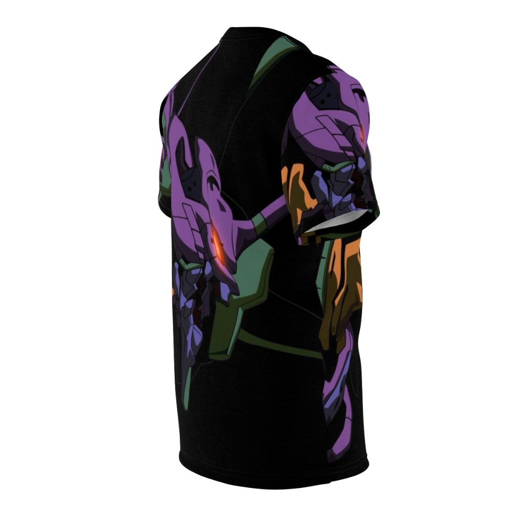 Evangelion Unit 01 inspired t-shirt featuring the iconic mecha from the Neon Genesis Evangelion anime series - men right