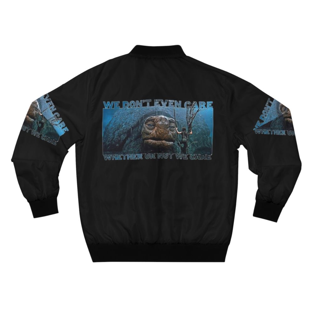 Never Ending Story Bomber Jacket featuring the ancient one Morla the turtle - Back