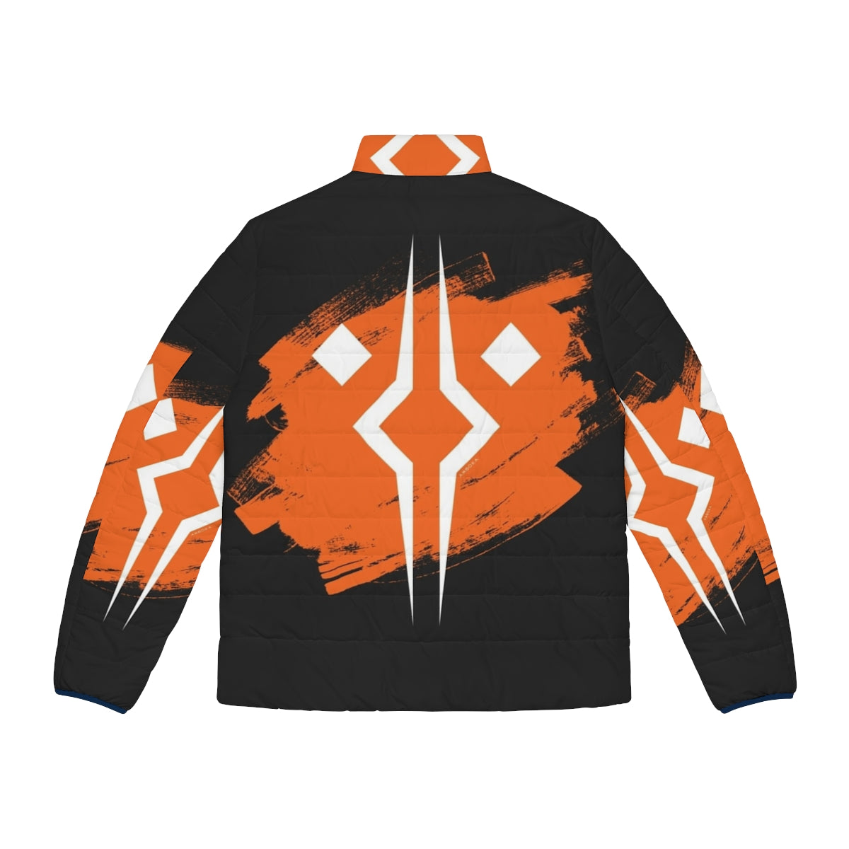 Star Wars Puffer Jacket with Ahsoka Tano Inspired Design - Back