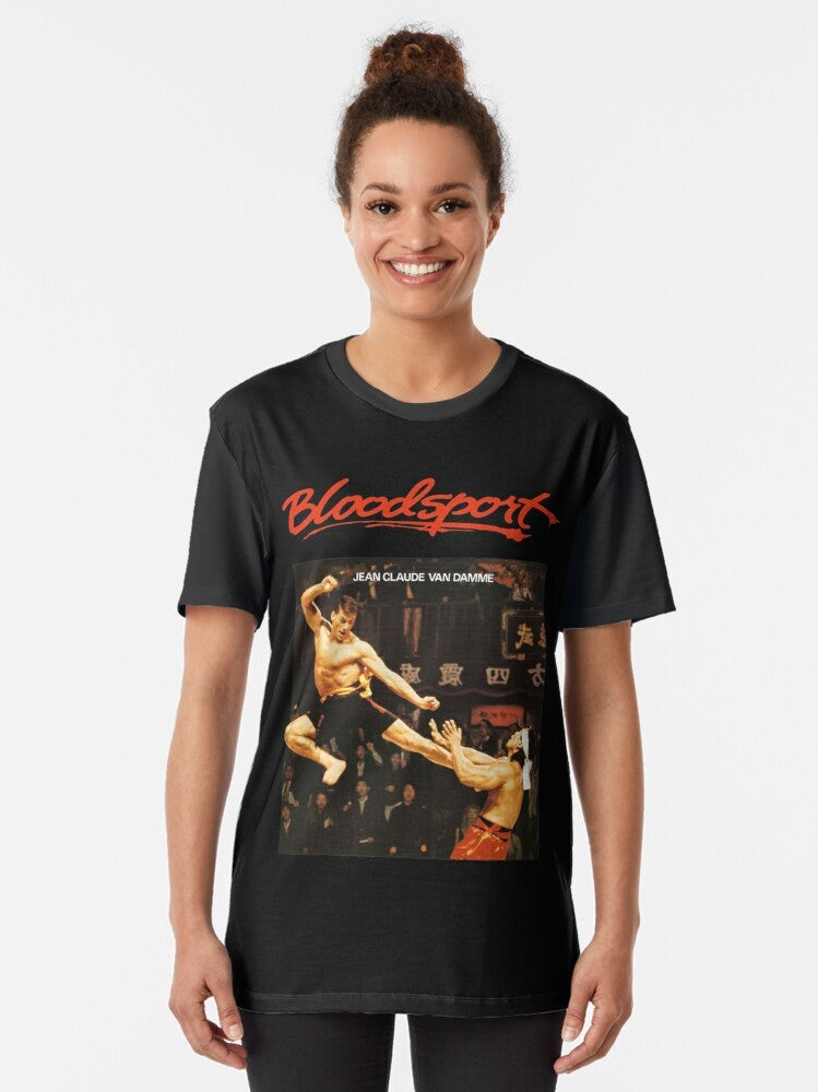 Jean-Claude Van Damme "Bloodsport" movie graphic t-shirt - Women