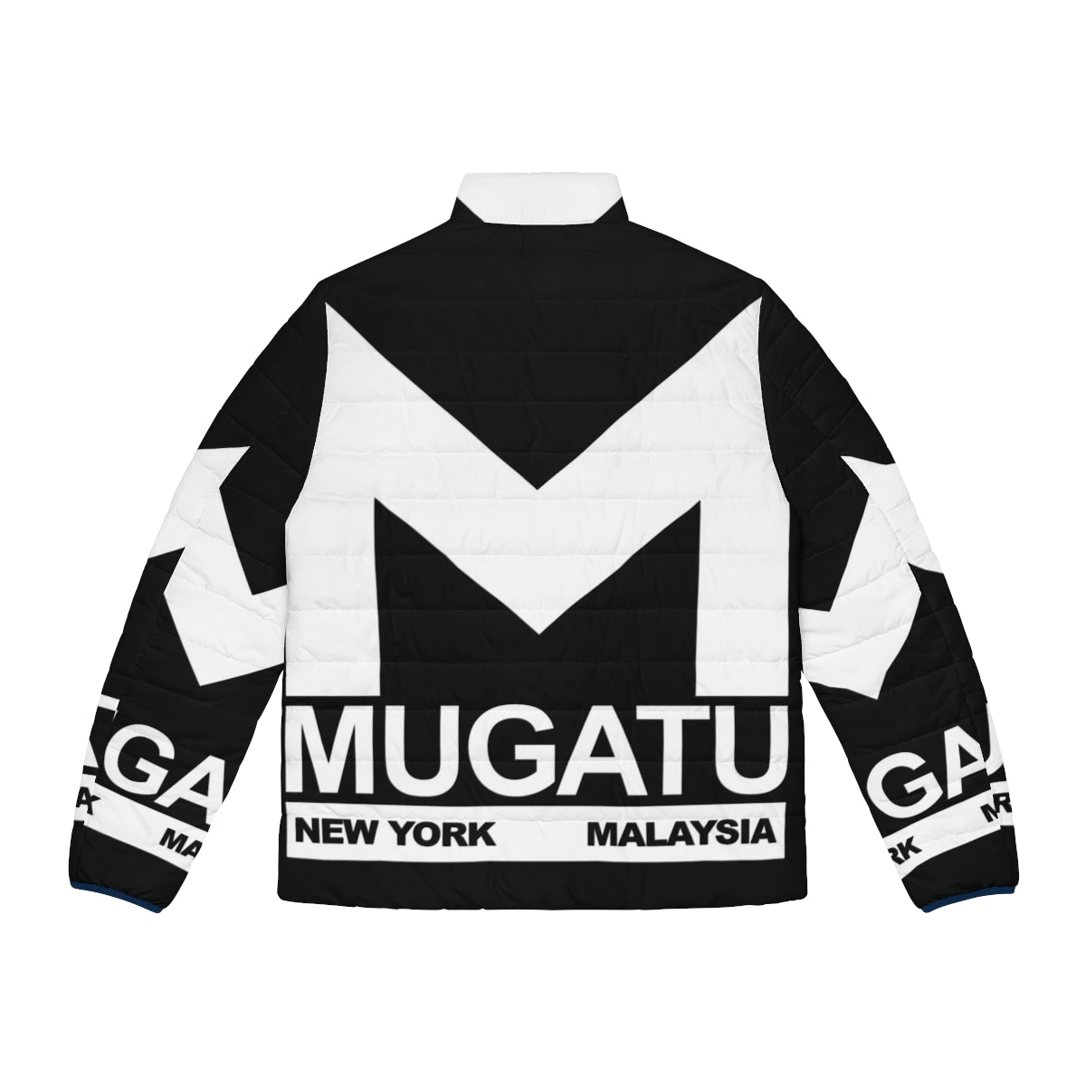 Mugatu New York Malaysia Puffer Jacket - Fashion Outerwear for Zoolander Fans - Back