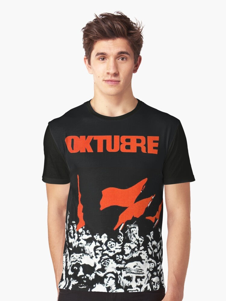 Oktubre Graphic T-Shirt featuring music icons from Argentina - Men