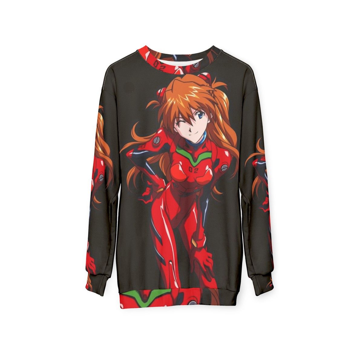 Asuka Sweatshirt 2 - Neon Genesis Evangelion Anime Apparel - hanging