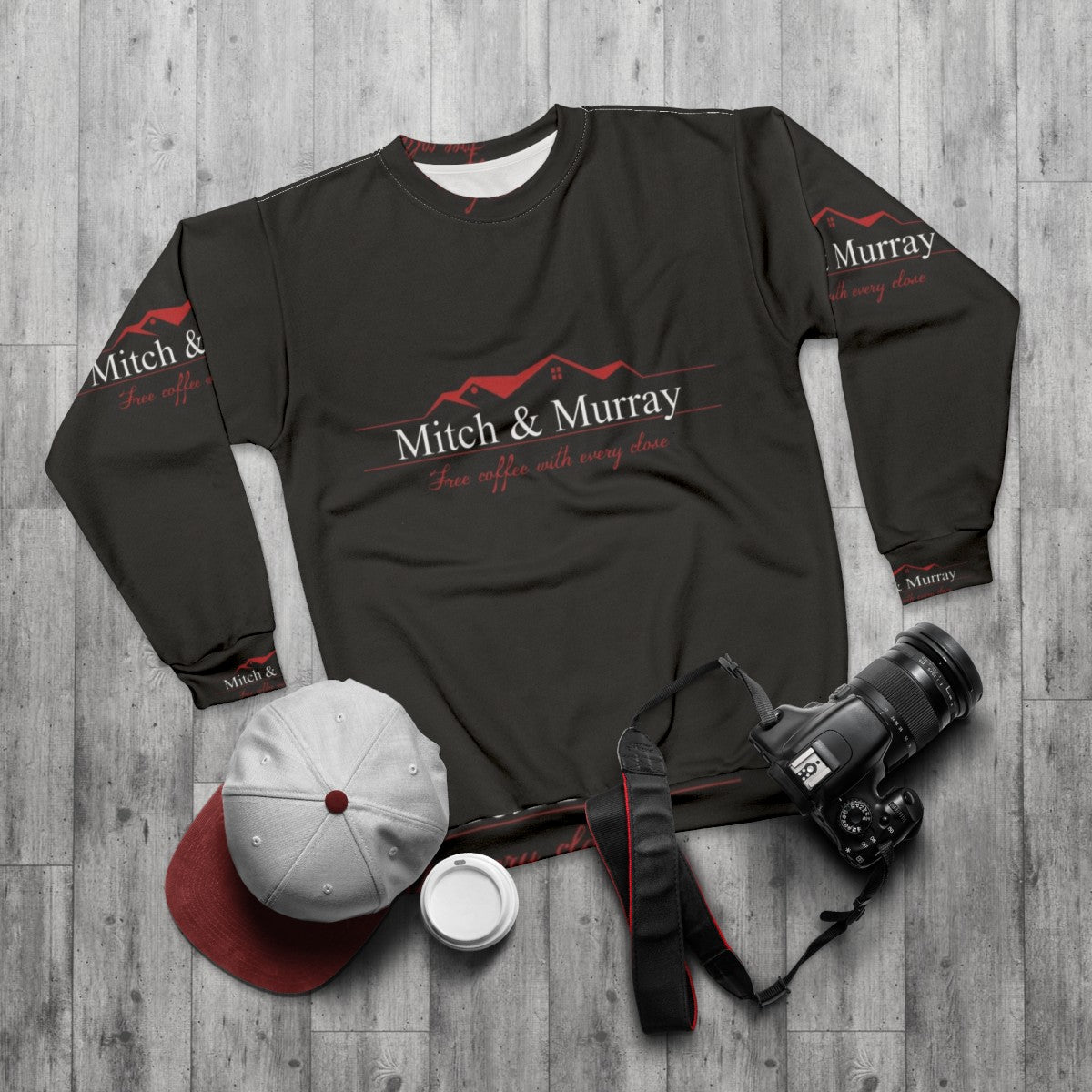 Glengarry Glen Ross Mitch Murray Retro Sweatshirt - flat lay