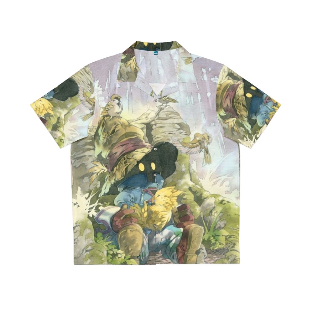 Vivi Rain inspired Hawaiian shirt with Final Fantasy 9 elements