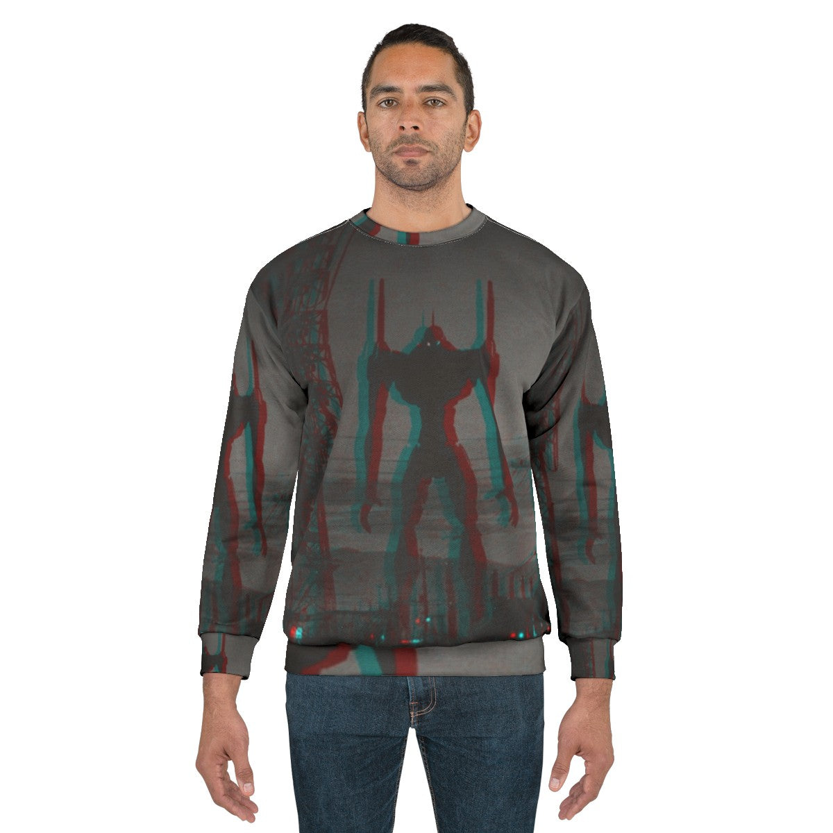 Neon Genesis Evangelion Unit One Guardian Sweatshirt - men