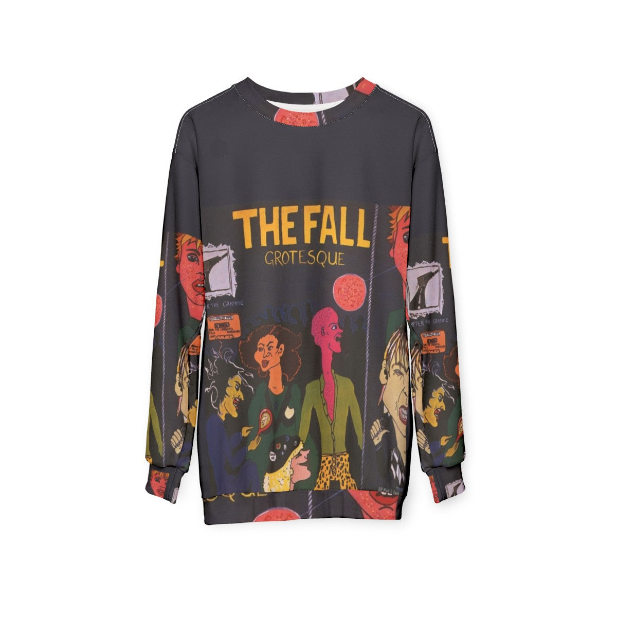 Grotesque The Fall Band Sweatshirt - hanging